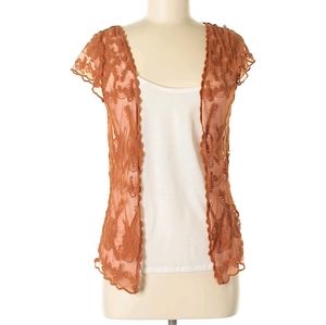 Violin shawl cardigan